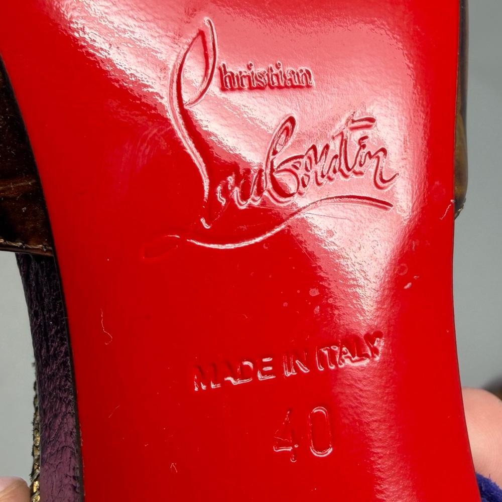 Christian Louboutin Corsankle Lace Up Heels Womens Size EU 40 - Picture 13 of 16
